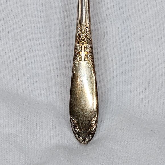 National KING EDWARD Silver Plate Silverware Flatware Mini Spoon - Picture 3 of 6